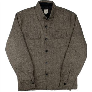 Herren Tweed Weste Jacke in braun