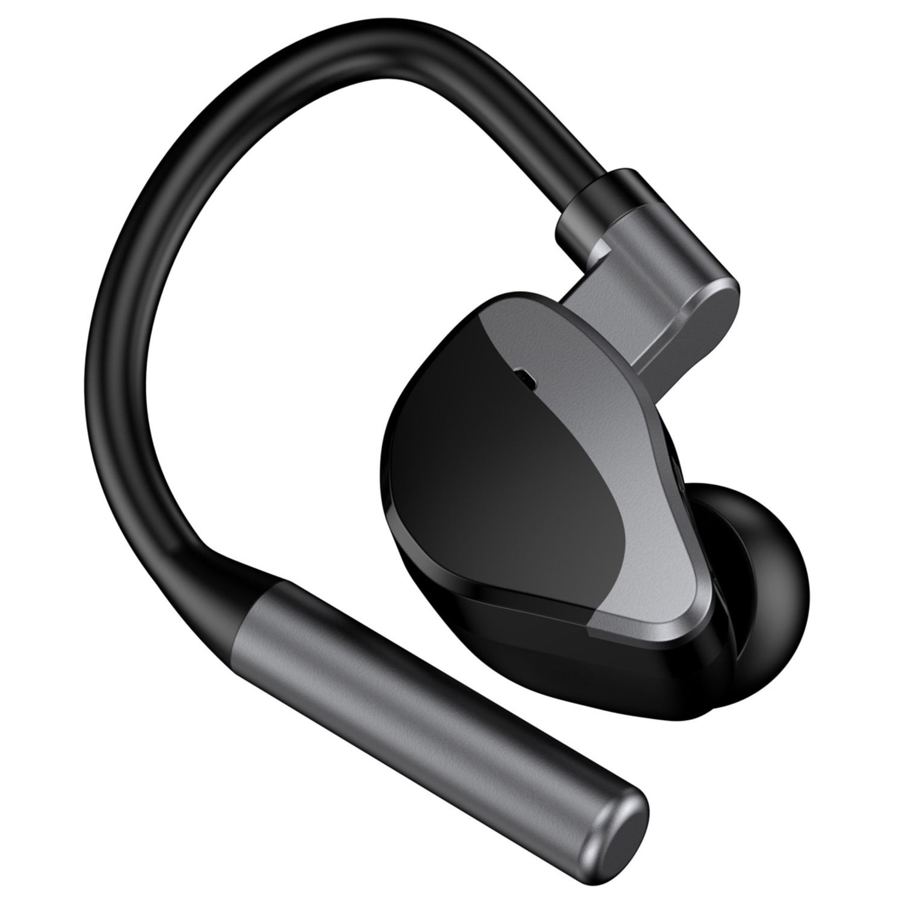 Einseitige drahtlose Ohrhörer – wiederaufladbare In-Ear Headset mit Haken – Auto Fahren Telefon Call Office