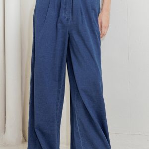 URBAN INDIGO FRENCH TERRY Denimhose