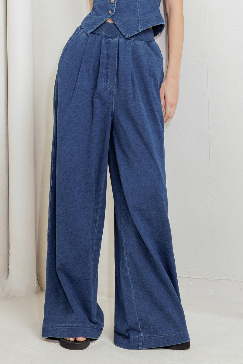 URBAN INDIGO FRANZÖSISCHE TERRY Denim Hose