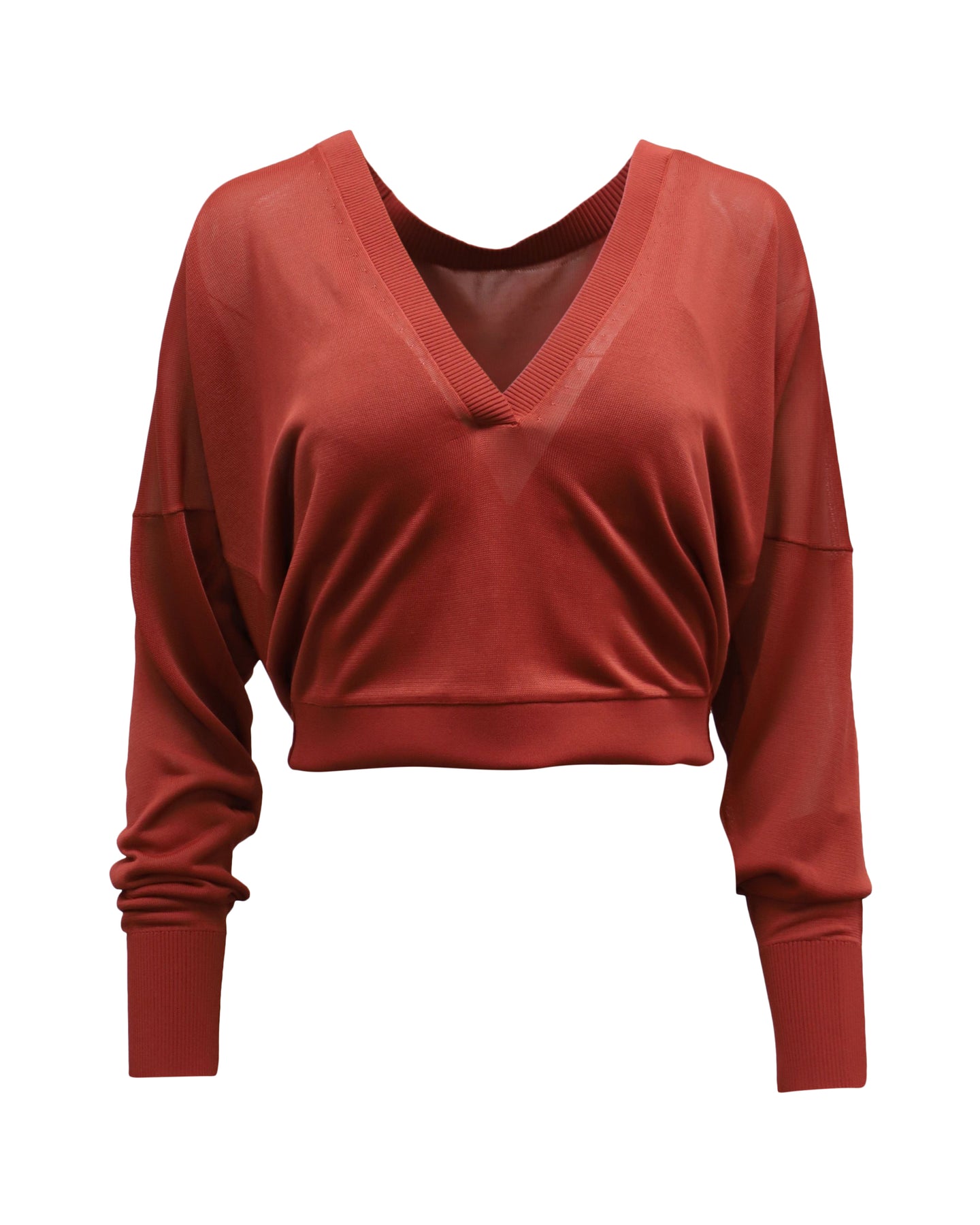 Dion Lee Interlock Doppelpullover aus orangefarbenem Viskose