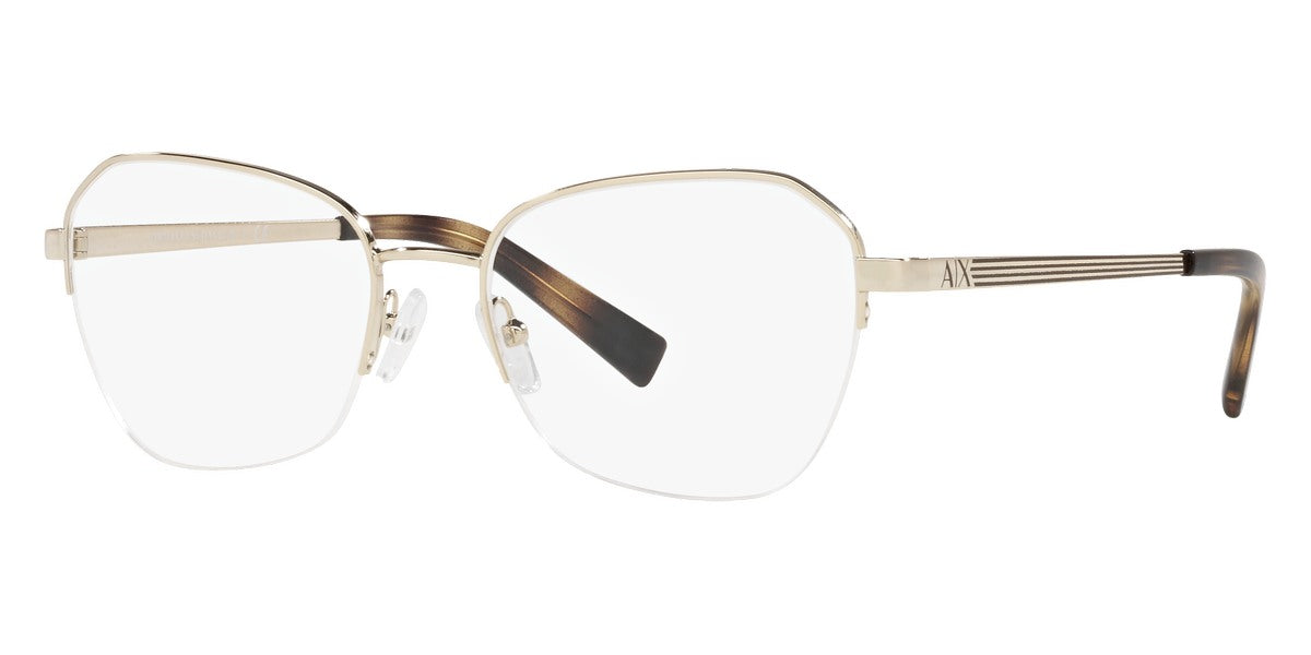 Armani Exchange Damen 53mm Pale Gold Optik