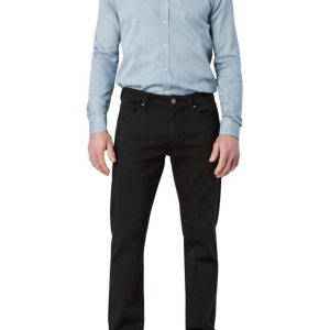 Herren Mut gerade Bein Jeans in Auswahl doppelt schwarz