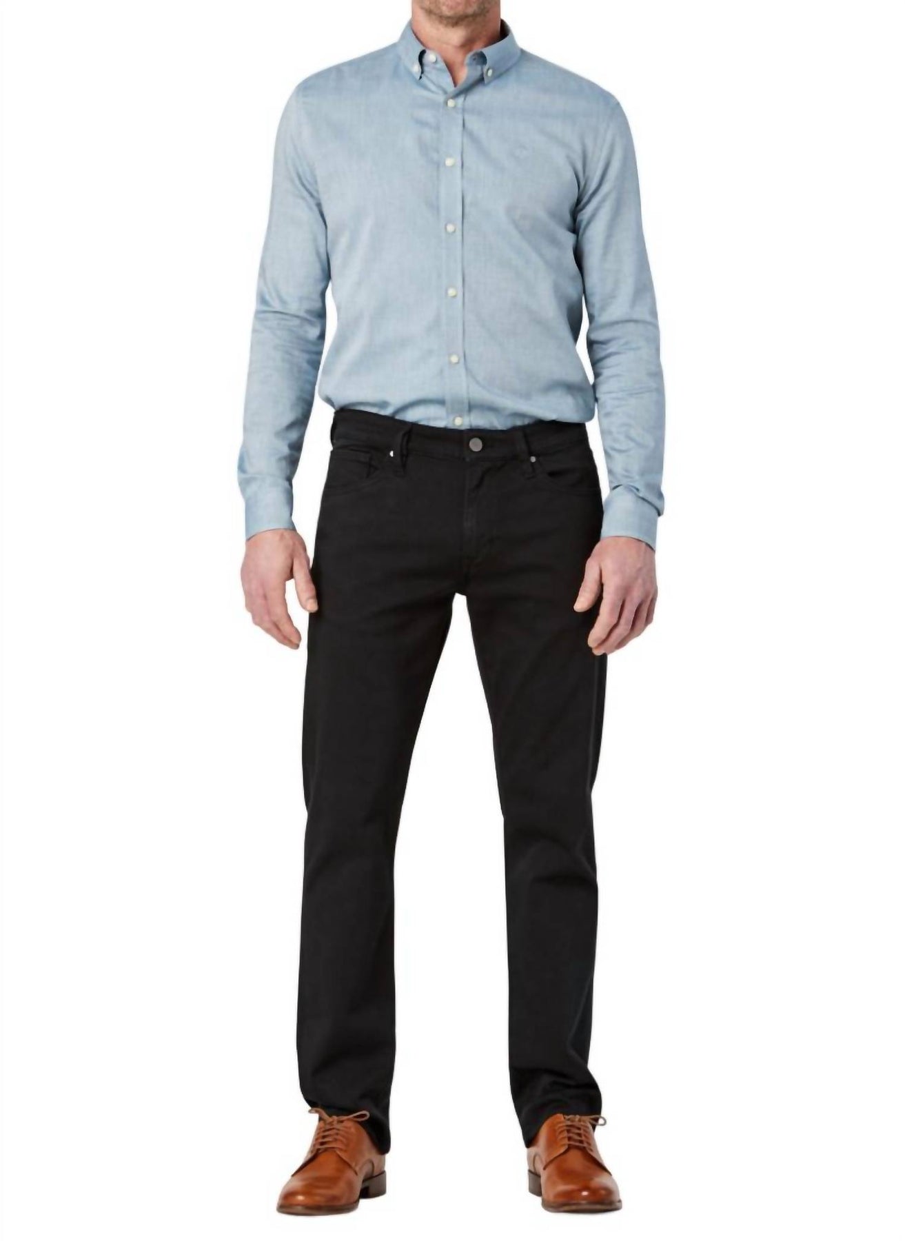 Herren Courage gerades Bein Jeans In Select Schwarz
