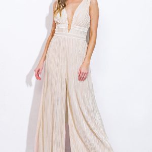 reiner Ehrgeiz gewebter Jumpsuit