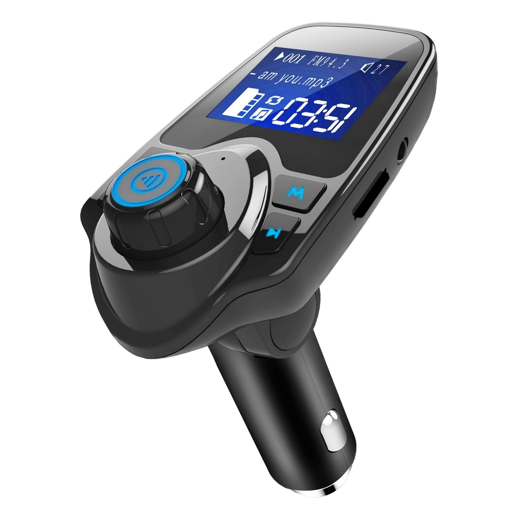 Auto FM Transmitter MP3 Player + Freisprecheinrichtung + USB-Ladegerät + AUX-Eingang + TF-Karte + USB-Flash-Laufwerk