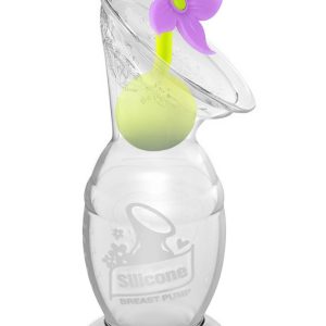 Haakaa Gen 2 Silikon-Brustpumpe mit Saugfuß 5 oz und Silikon Flower Stopper Set
