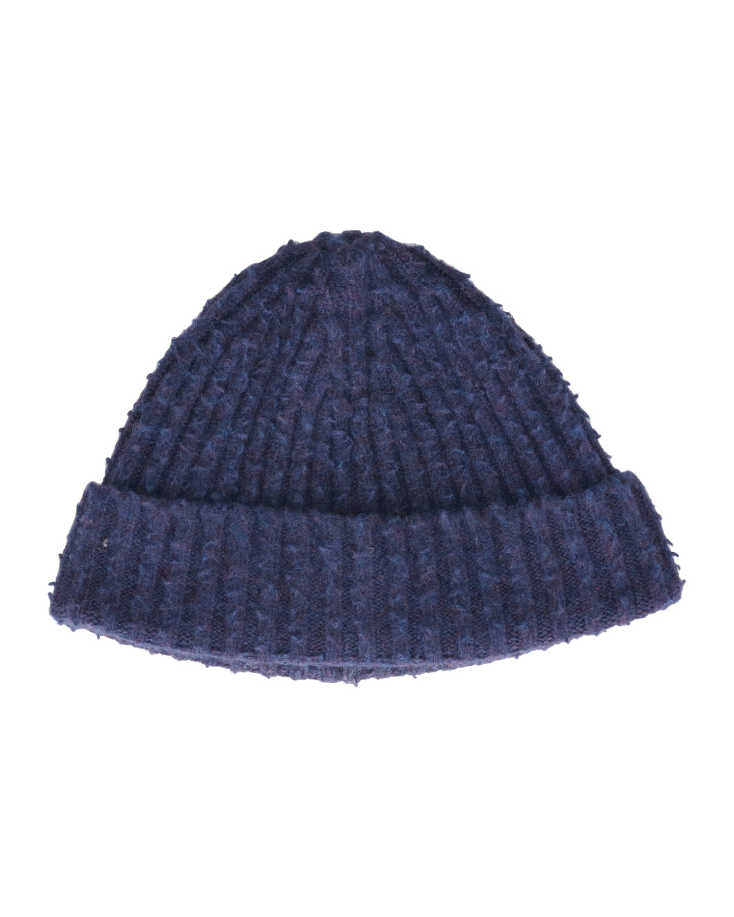 Maison Mariela Pilling Mütze aus blauer Wolle