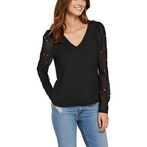 verzierte Rayonbluse