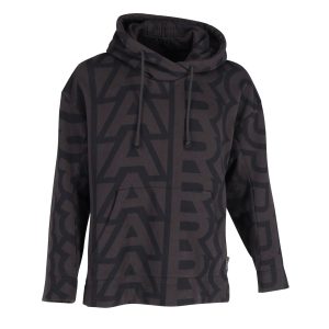 Marc Jacobs Monogram Drawstring Kapuzenpullover aus brauner Baumwolle 7748905762876