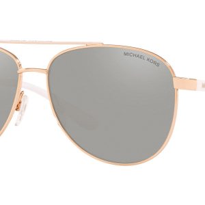 Michael Kors Damen 59mm weiß und Roségold Sonnenbrille