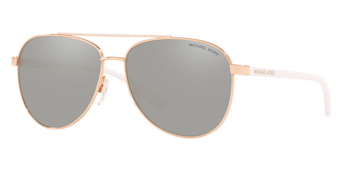 Michael Kors 59mm weiße und rosafarbene Sonnenbrille für Damen