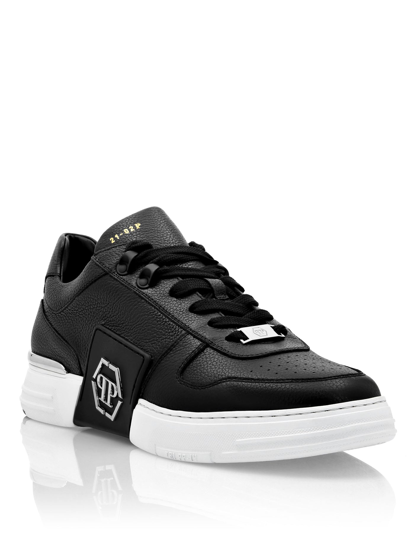 LO-TOP Sneaker PHANTOM KICK Leder Platinum HEXAGON