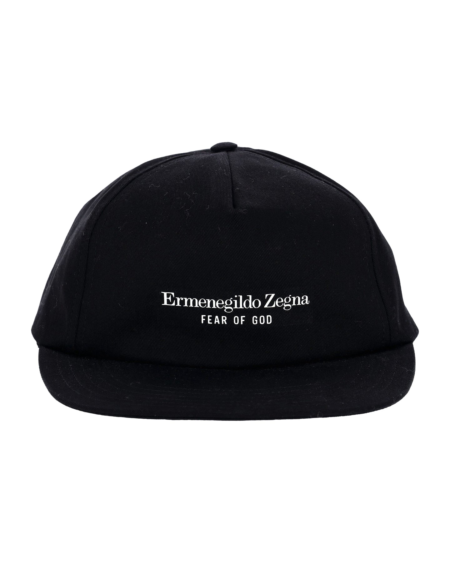 Fear of God Ermenegildo Zegna Baseballmütze aus schwarzer Baumwolle