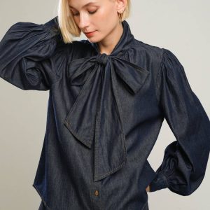 dort in meinem Kopf Chambray Top