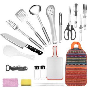 19Pcs Camping Kochgeschirr Set