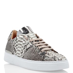 LO-TOP Turnschuhe Silber $urfer python
