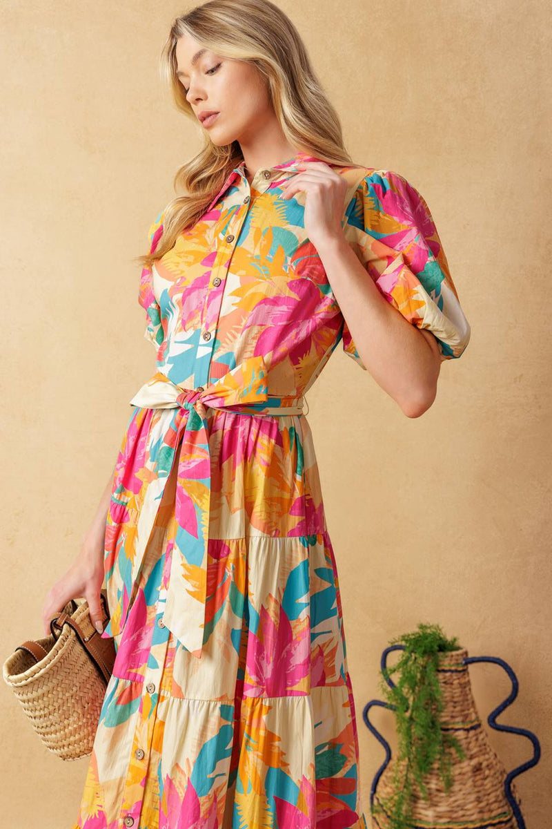 Süß SOIREE gewebt MIDI Kleid