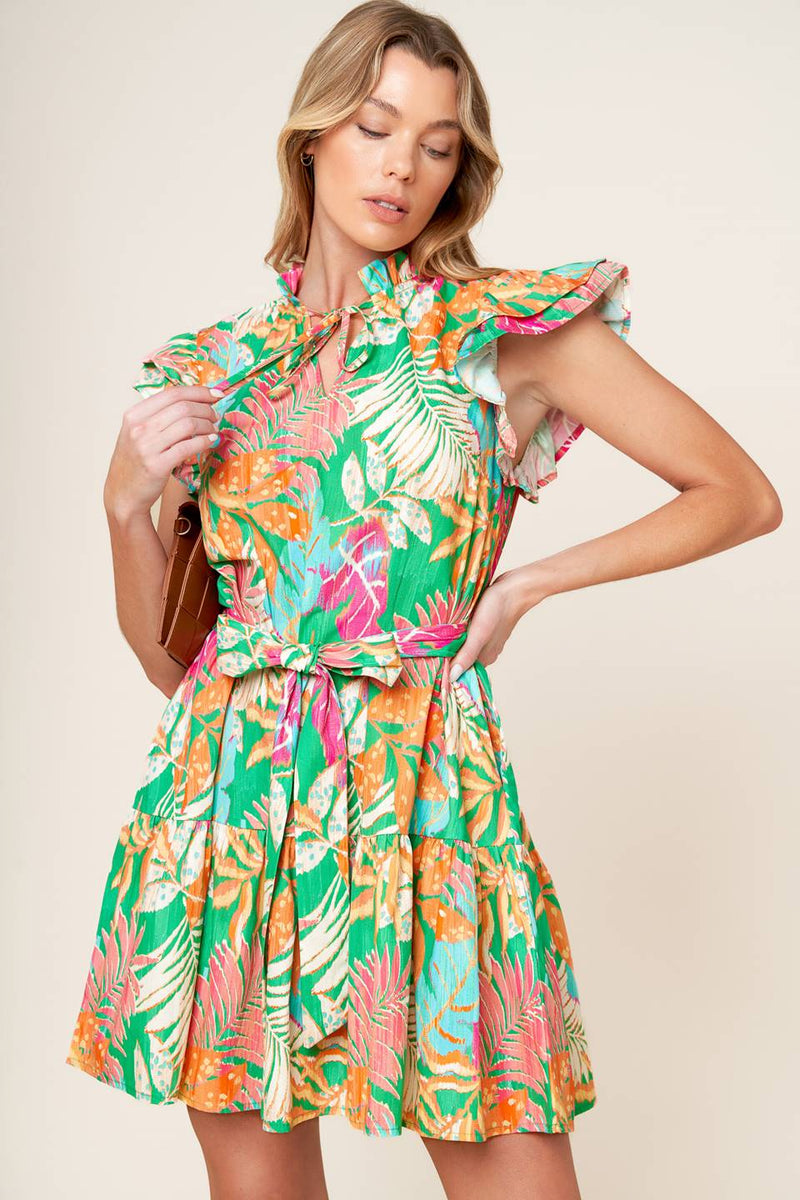 SHINE MIT ME gewebt MINI Kleid