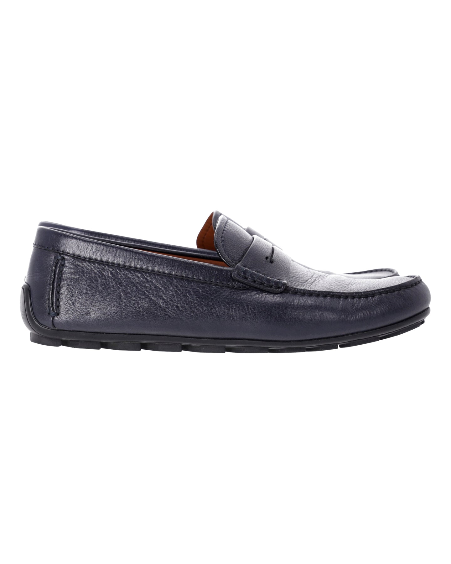 Ermenegildo Zegna Penny Drivers aus schwarzem Leder