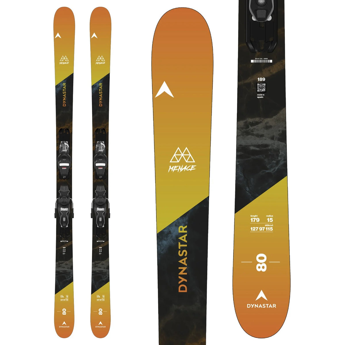 Dynastar M-Menace 80 Ski + Xpress 10 Bindungen – Herren – 2025