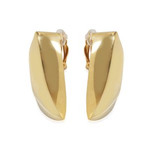 Saint Laurent Comet Triangle Ohrclips aus unedlem Metall