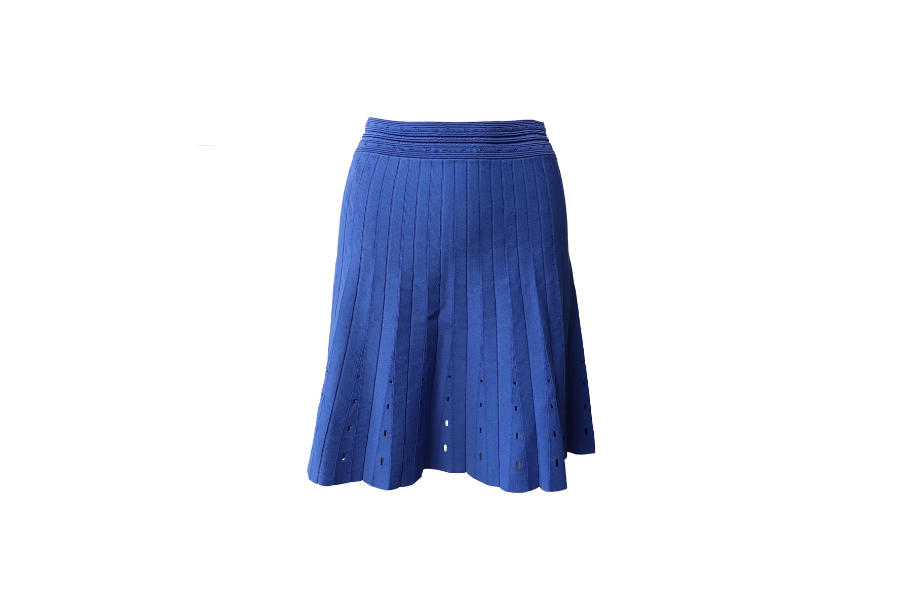Sandro Izzy Plisseerock aus blauer Viskose