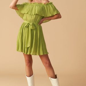 JUST ONE MORE gewebtes Minikleid