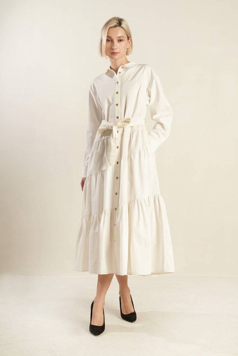 ANYTIME JETZT ZWEI MIDI-KLEID