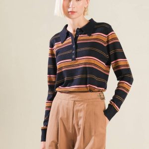 CALL IT FATE Pullover Polo Top