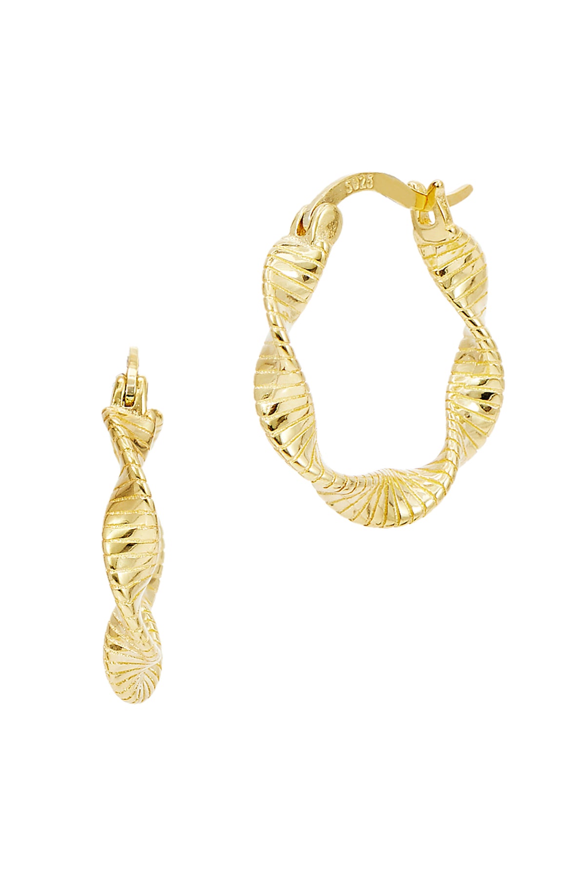 Gold Sterling Italienischer Twist