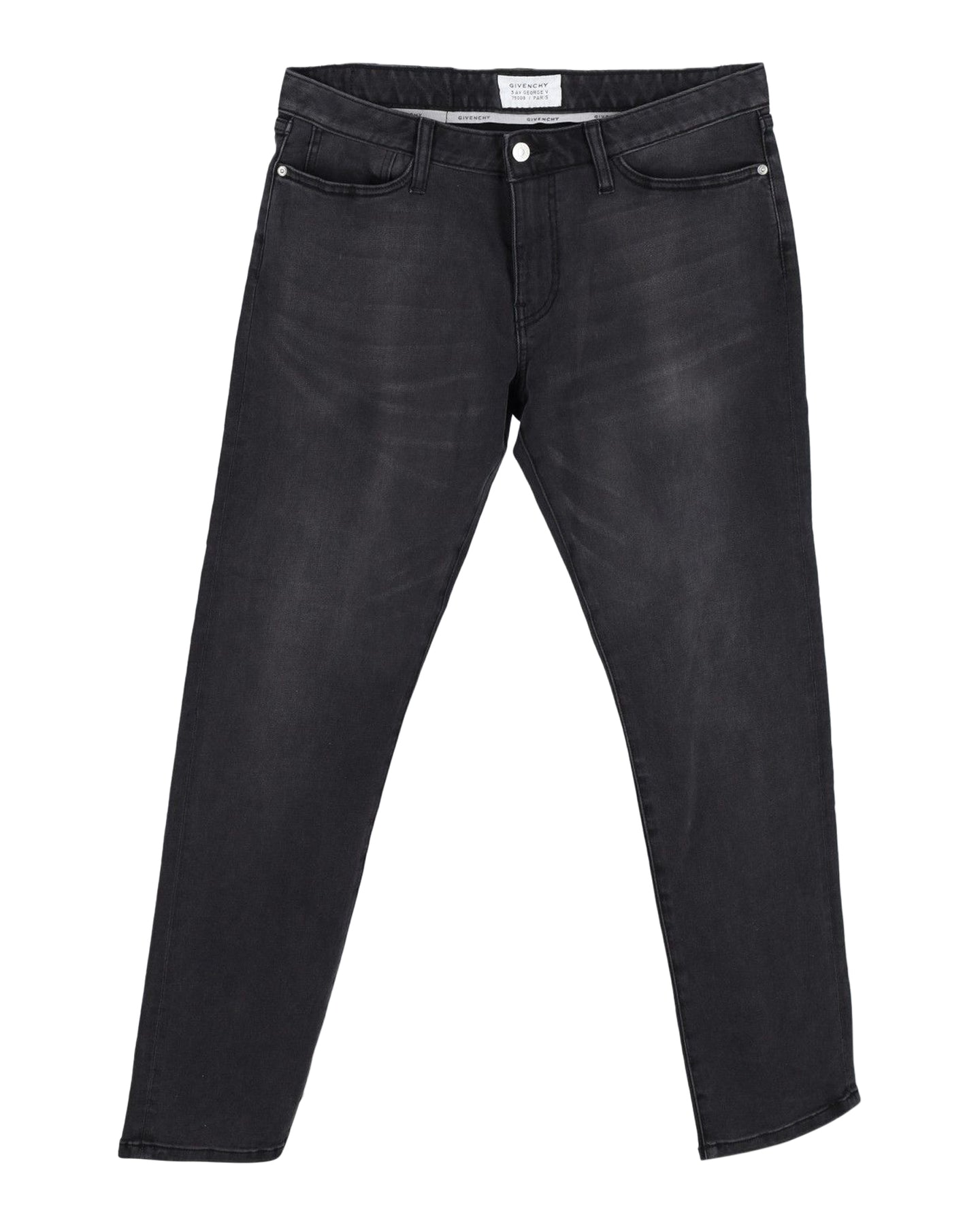 Givenchy Straight-Leg Jeans aus schwarzer Baumwolle