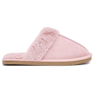 Nautica Slipper aus Mikrosuede mit Kunstpelzbesatz