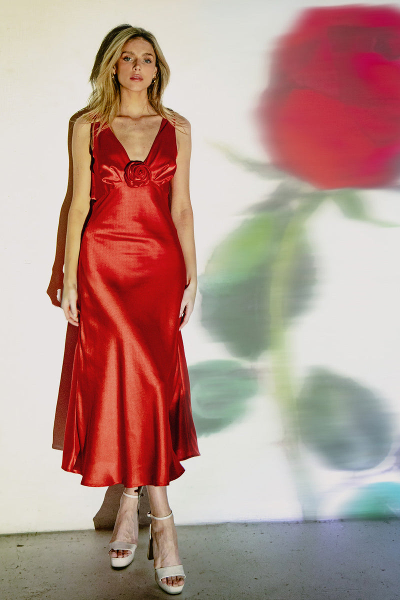 BEYOND WORDS gewebt MIDI Kleid