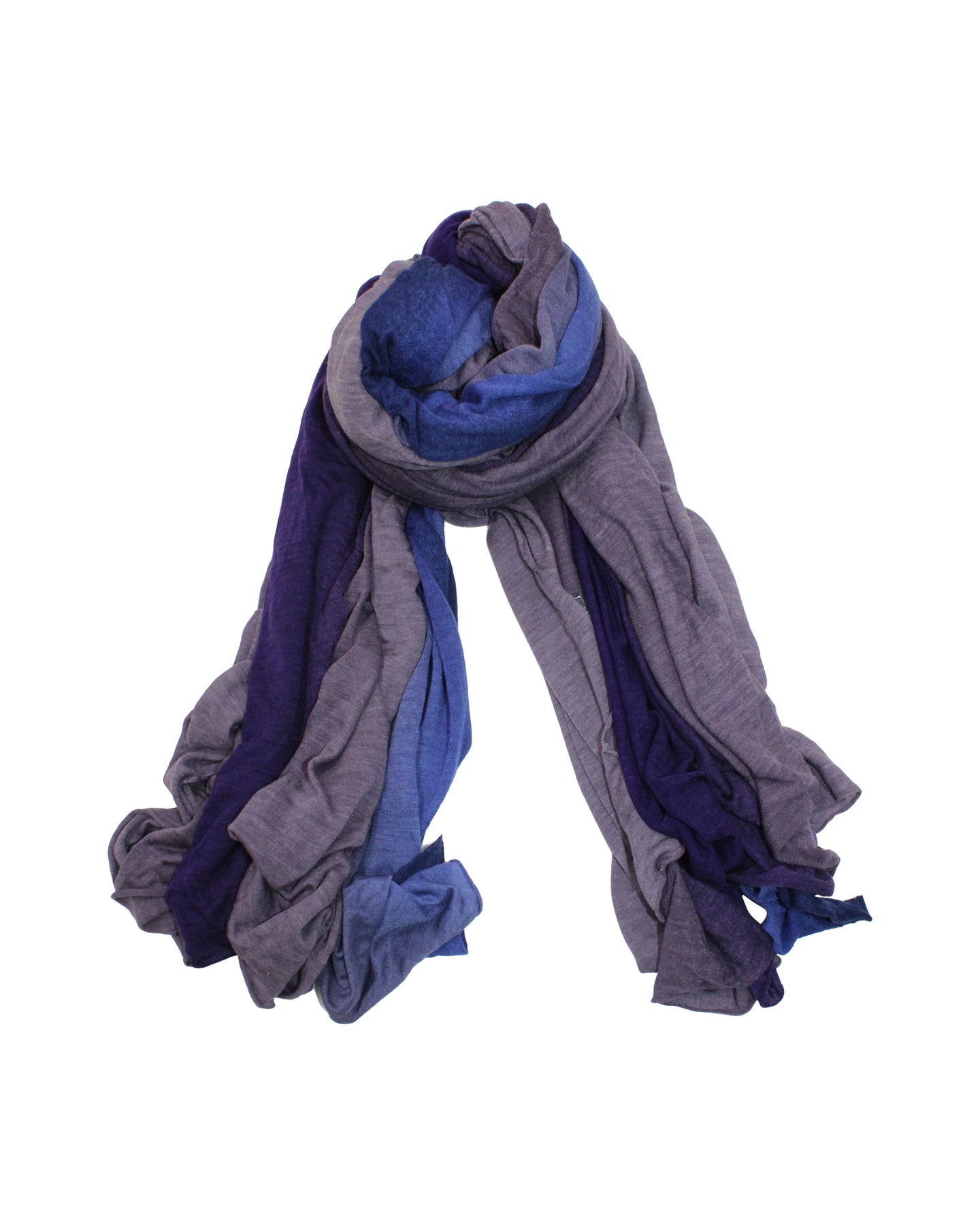Max Mara Gradient Schal aus violetter Baumwolle