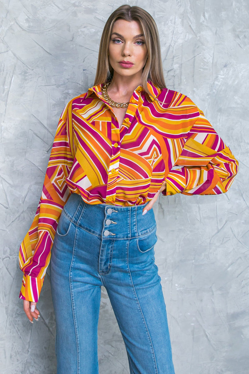 LIVELY CHAM gewebt TOP