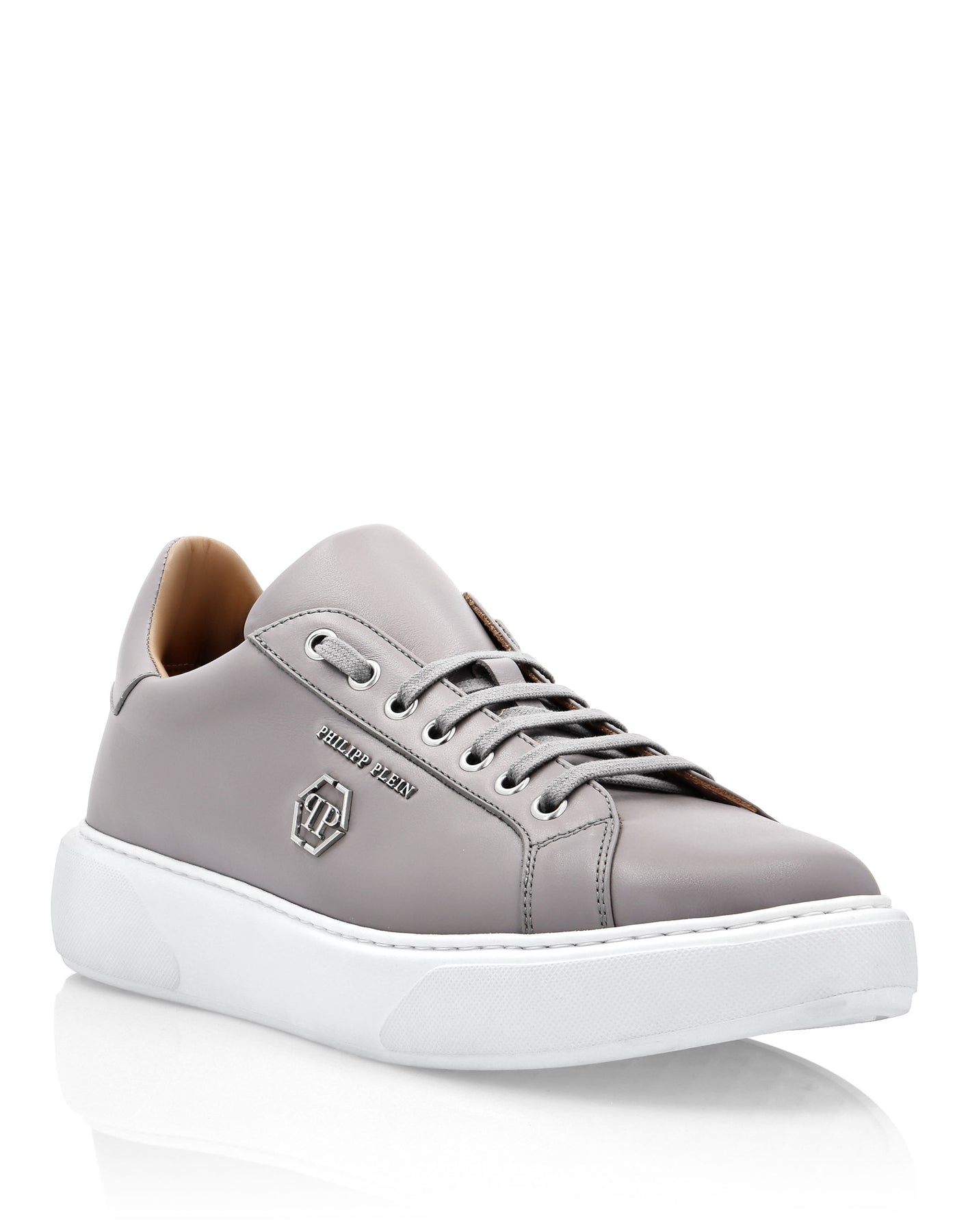 Lo-Top Sneaker aus Leder Hexagon