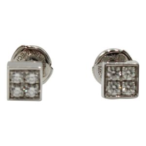 Bvlgari Lucea Diamant Ohrstecker in Weißgold