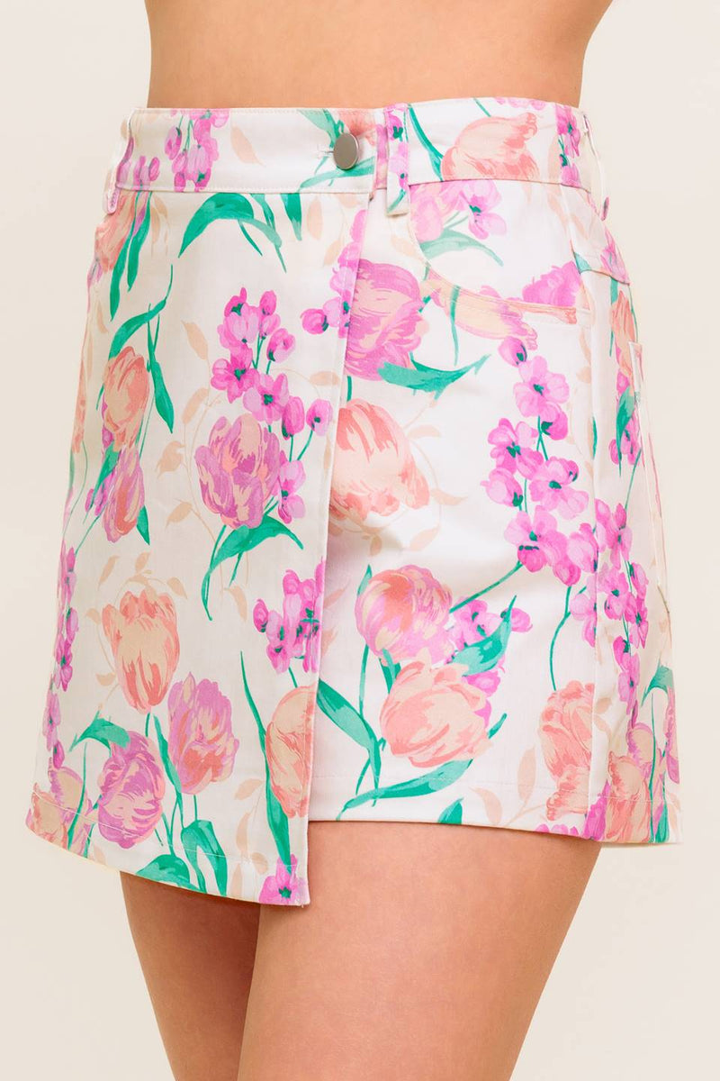 ROSEWOOD STORY gewebt SKORT