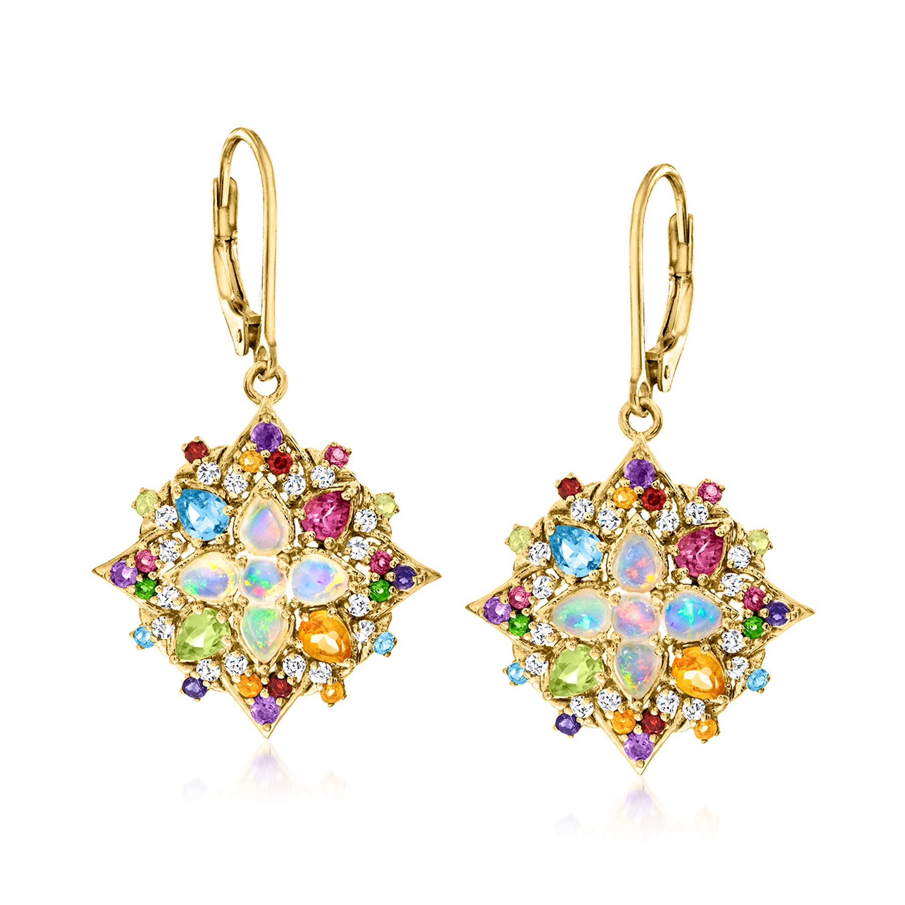 Ross-Simons Opal und Mehrfarbig-Gemstone Ohrringe