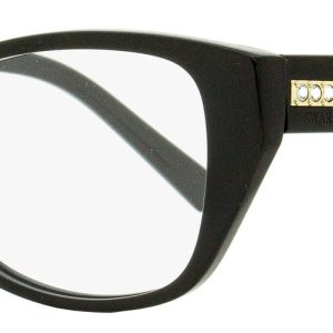 Swarovski Damen rechteckige Brille SK5391 001 schwarz 53mm