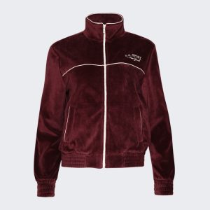 Sport Velour Track Jacke