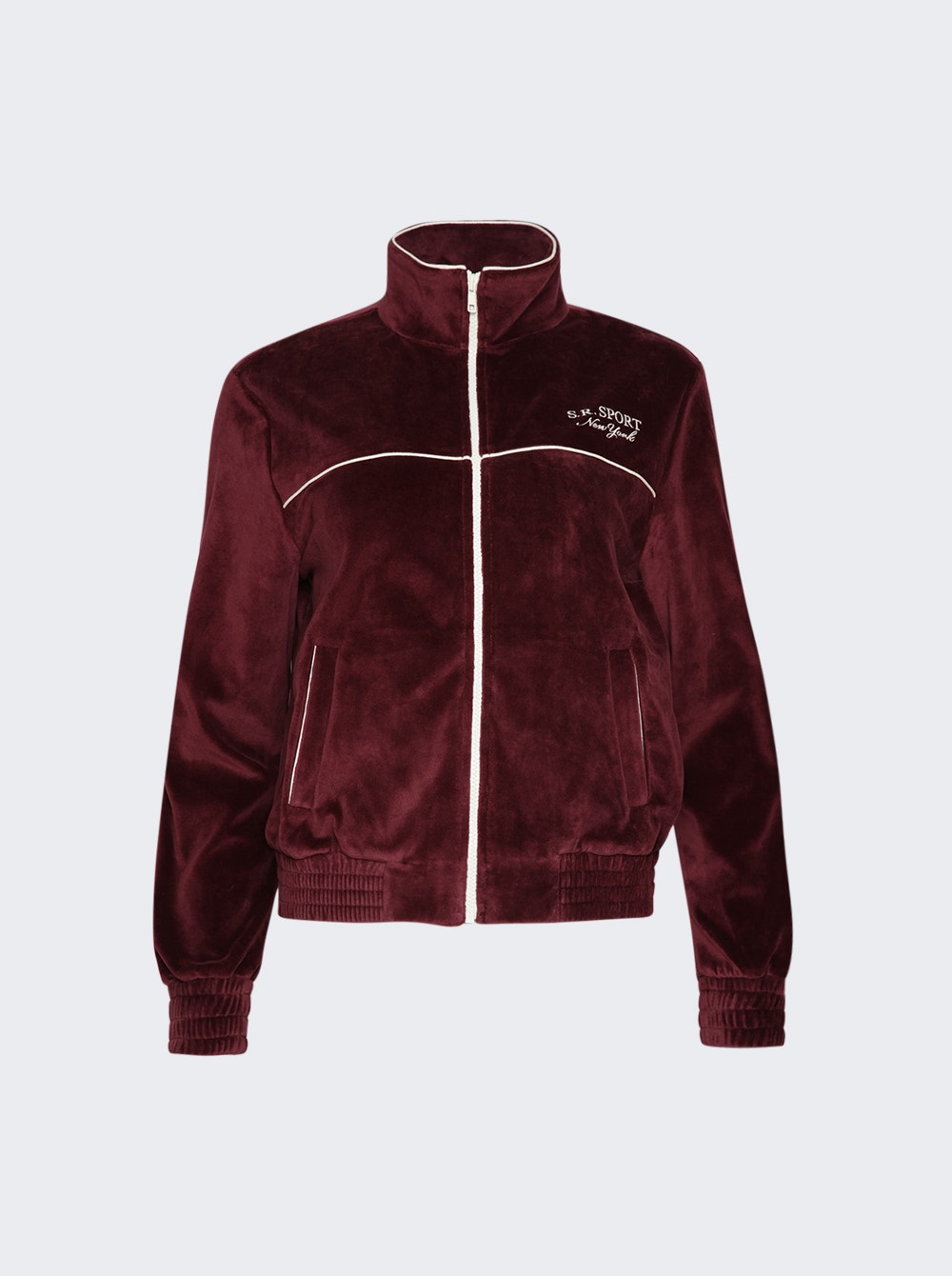 Sport Velour Track Jacke