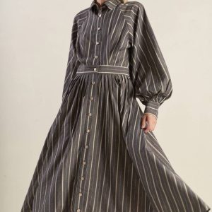WAS ICH FÜHLE gewebt MIDI Kleid
