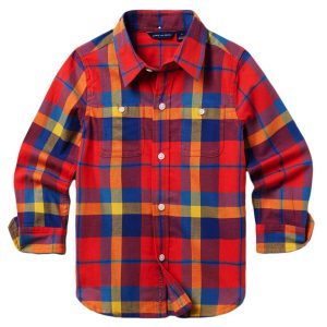 Janie and Jack Tartan Flanell Hemd