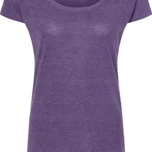 Tultex Damen poly-reichen Hals T-Shirt 7824338550844