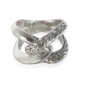 John Hardy Classic Chain Knife Edge Ring aus Sterling Silber 7748903993404