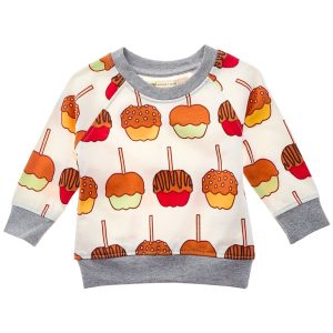 Monica + Andy bedrucktes Rundhals-Sweatshirt