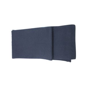 Dolce & Gabbana Schal aus gerippter Wolle in Marineblau