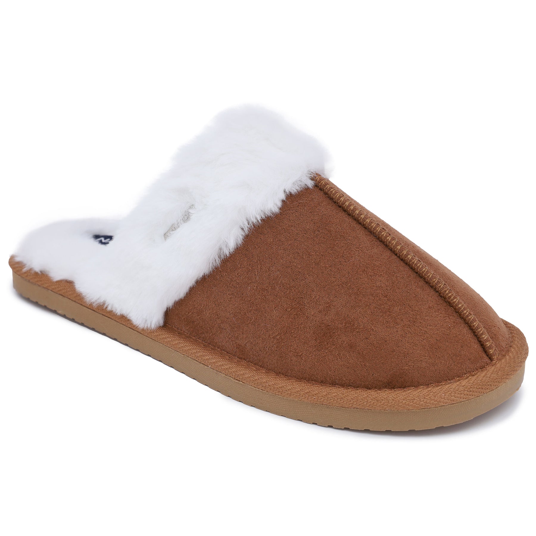Nautica Slipper aus Mikrosuede mit Kunstpelzbesatz 7144102363196